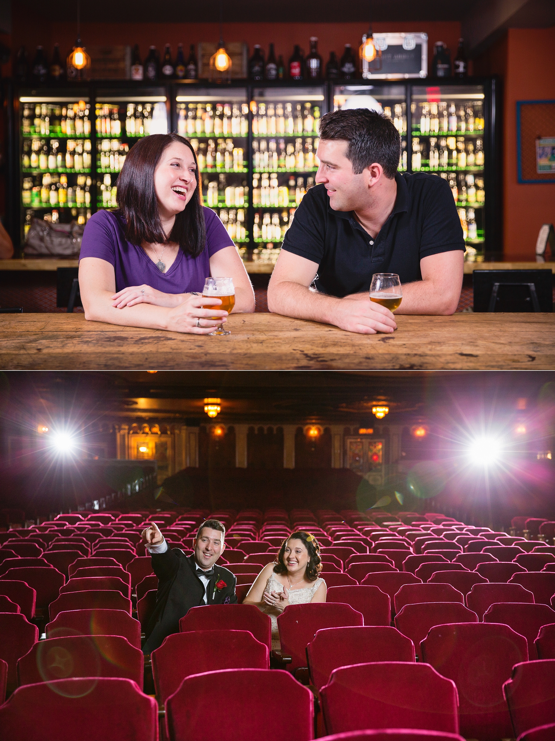 now and later, landmark theatre, engagement session, wedding, syracuse, ny 