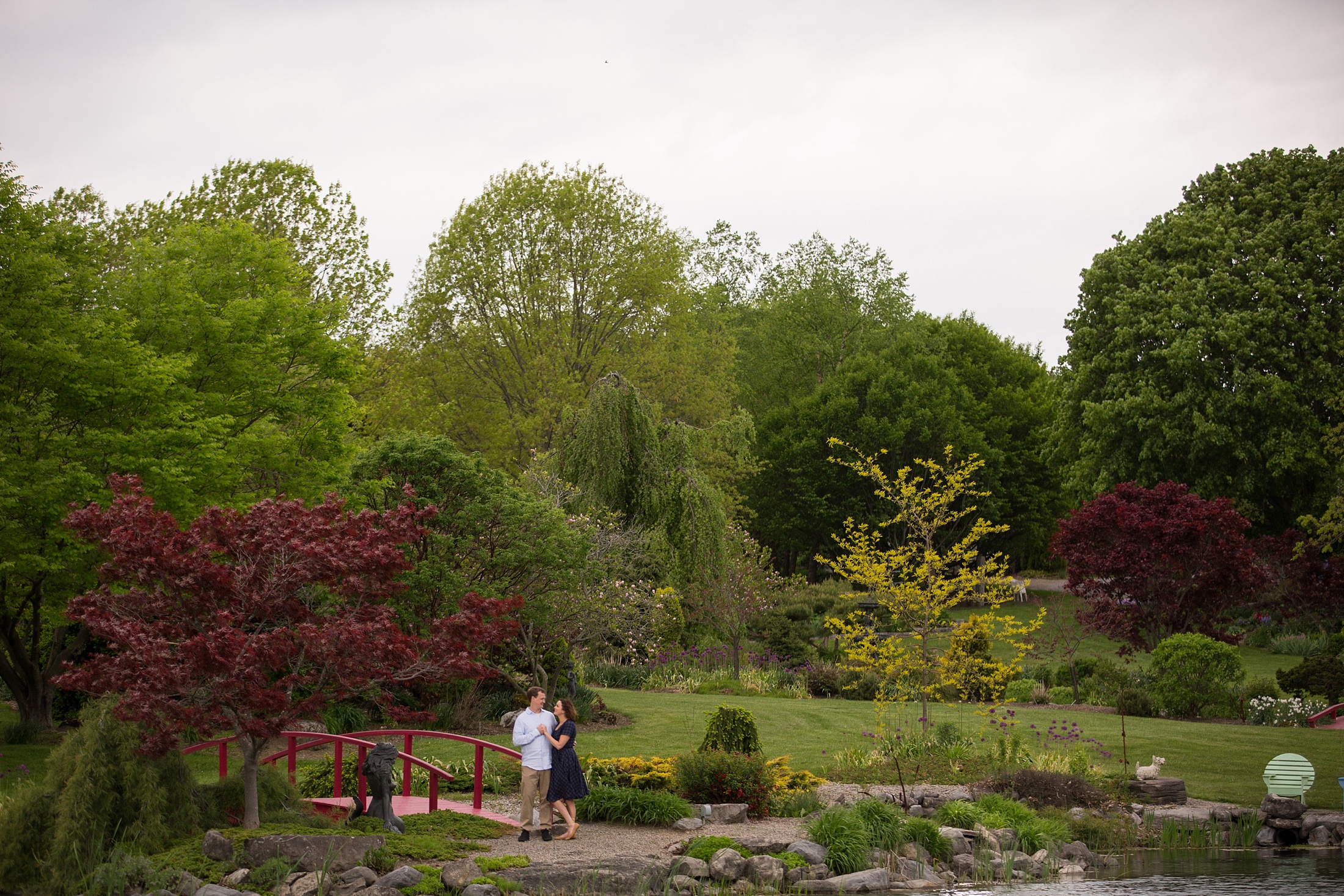 Spring Engagement Session at Sycamore Hill Gardens