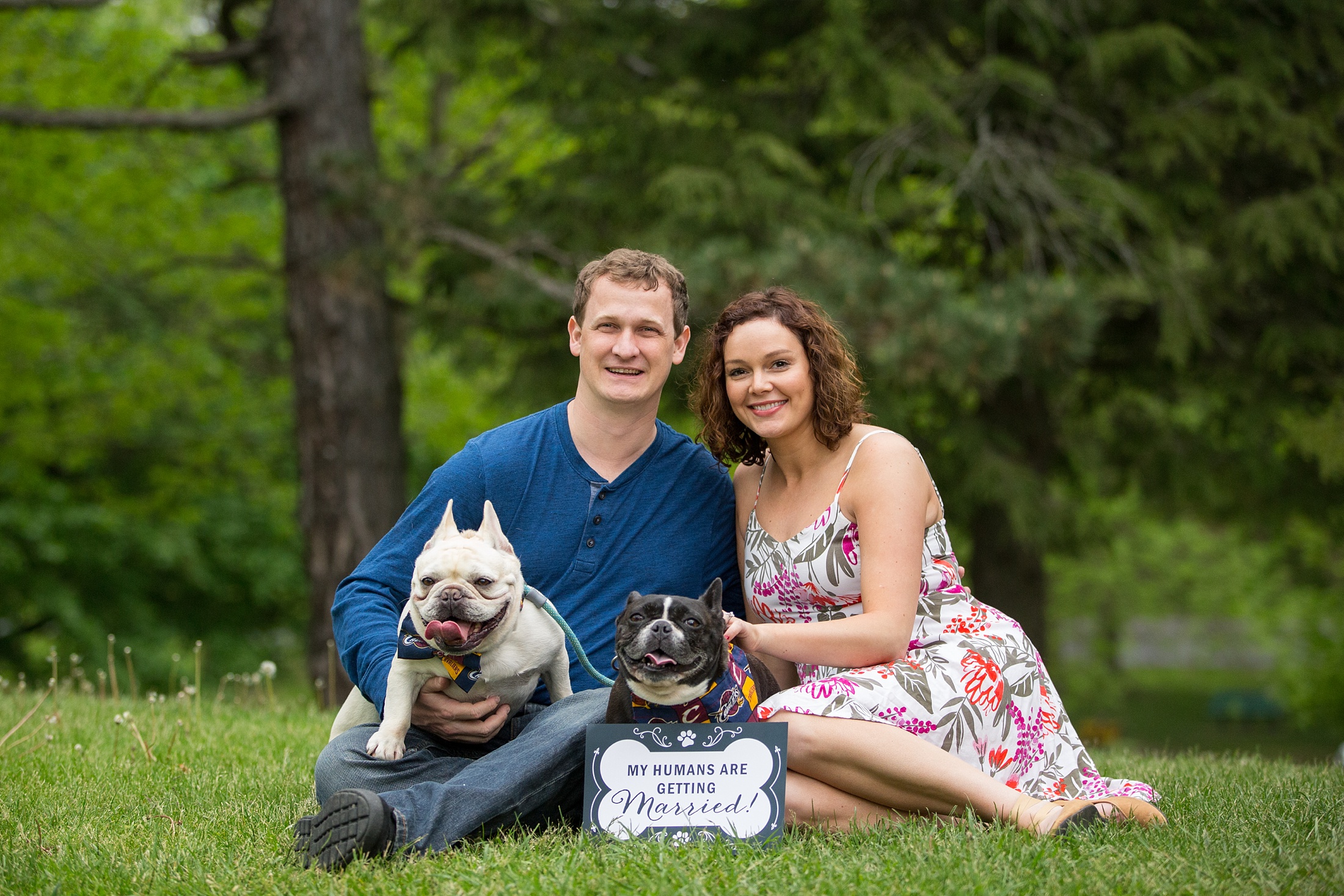 Spring Engagement Session at Sycamore Hill Gardens
