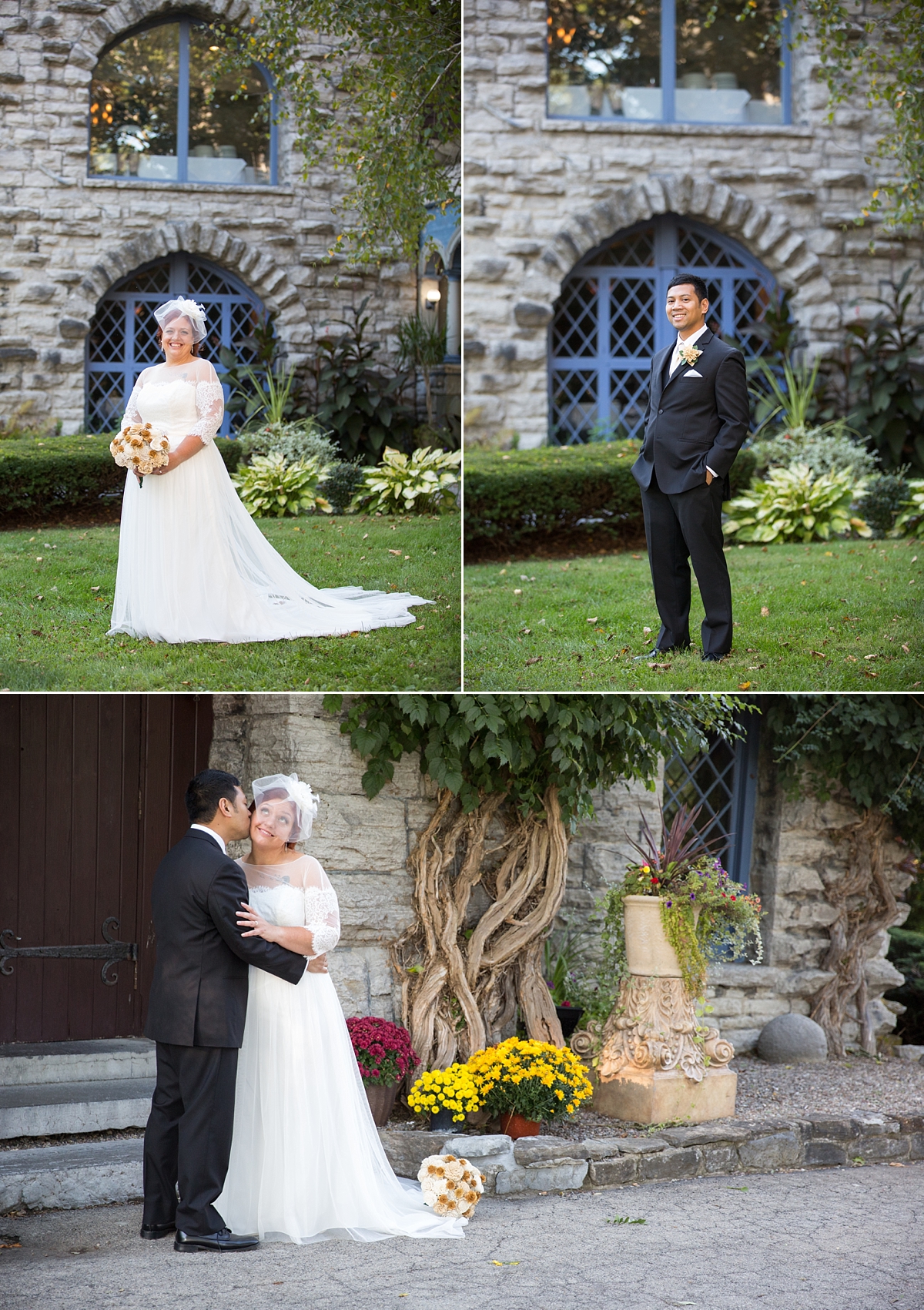 beardslee castle, little falls, ny, sarah heppell photography, bride in front of castle, groom in front of castle, bride and groom in front of beardslee castle