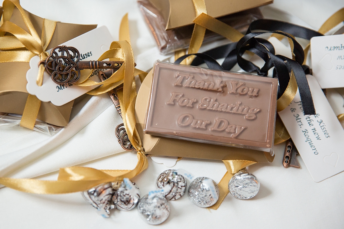 chocolate wedding favors, beardslee castle, little falls, ny, sarah heppell photography