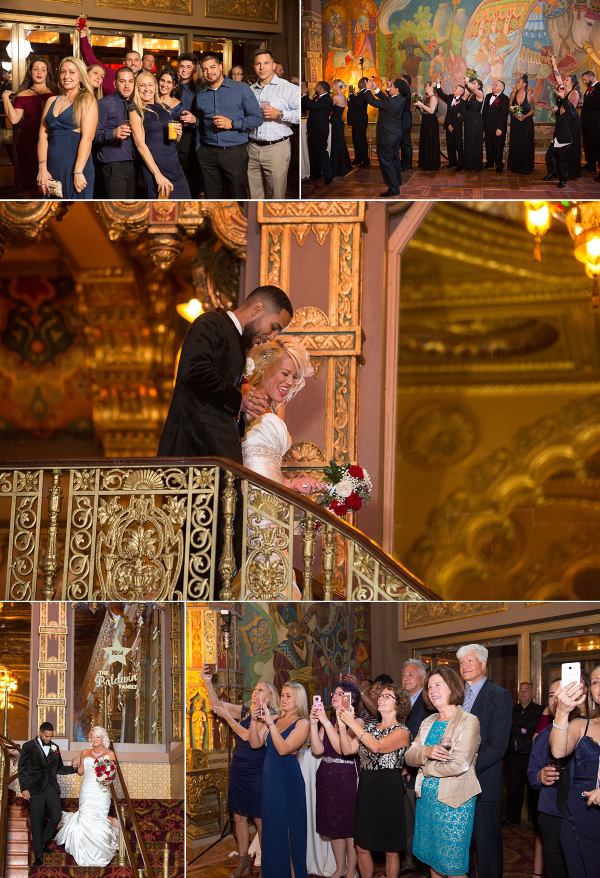 reception introductions at the landmark theatre, syracuse, ny, wedding reception, sarah heppell photography