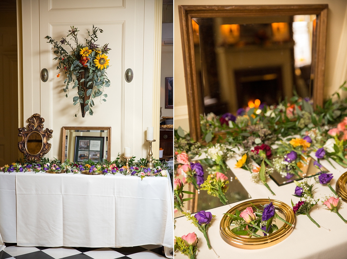 wedding reception details at the lincklaen house in cazenovia, ny, sarah heppell photography, affections floral design, canastota