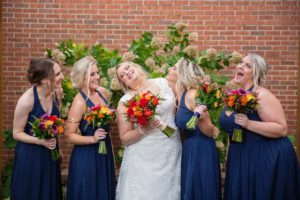 doubletree inn, syracuse, ny, bride, bridesmaids